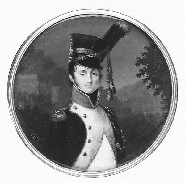 Portrait of an Officer by Charles Pierre Cior
