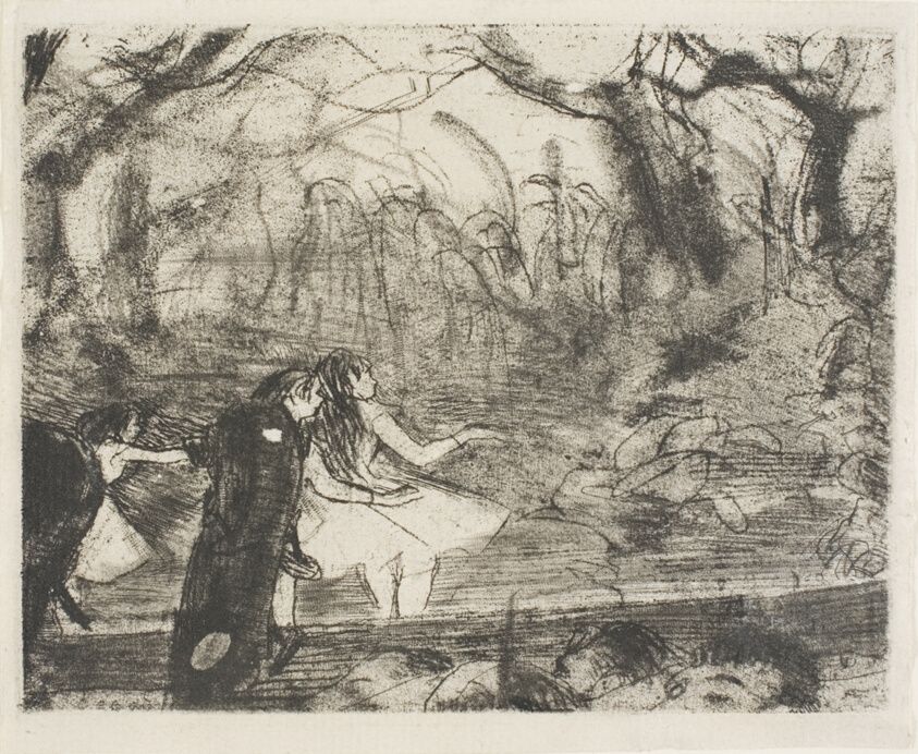 On Stage III by Edgar Degas