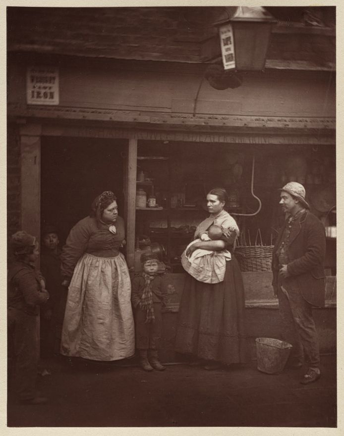 Sufferers from the Floods by John Thomson