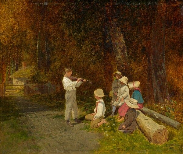 His First Appearance in Public by Charles Caleb Ward