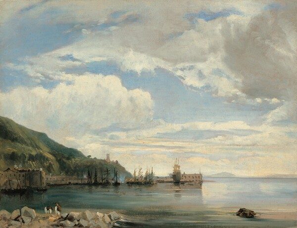 On the Bay of Naples by Léon-François-Antoine Fleury