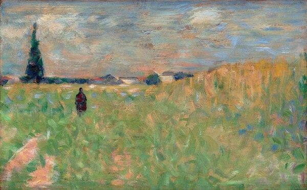 A Summer Landscape by Georges Seurat