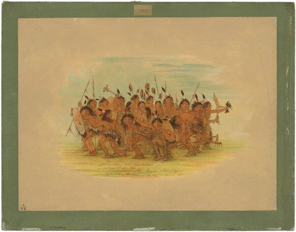 Scalp Dance - Sioux by George Catlin