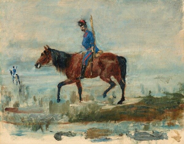 Hussars by Henri de Toulouse-Lautrec
