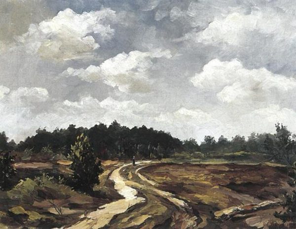 Country road by Piet Mondrian
