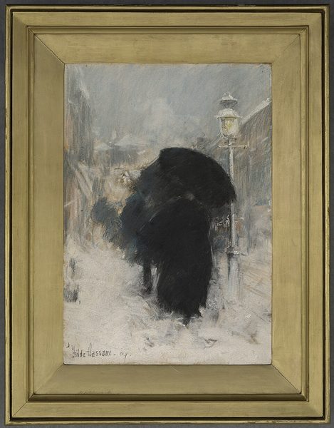 A New York Blizzard by Childe Hassam