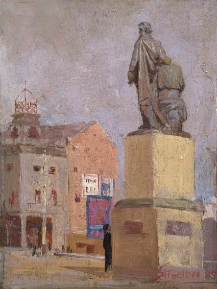 Princess & 'Burke & Wills' by Arthur Streeton